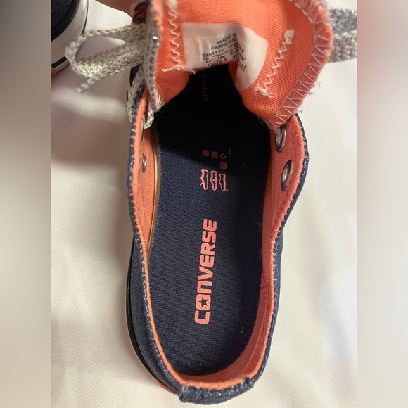 Converse Blue and White Chuck Taylor Sneakers - Picture 5 of 12